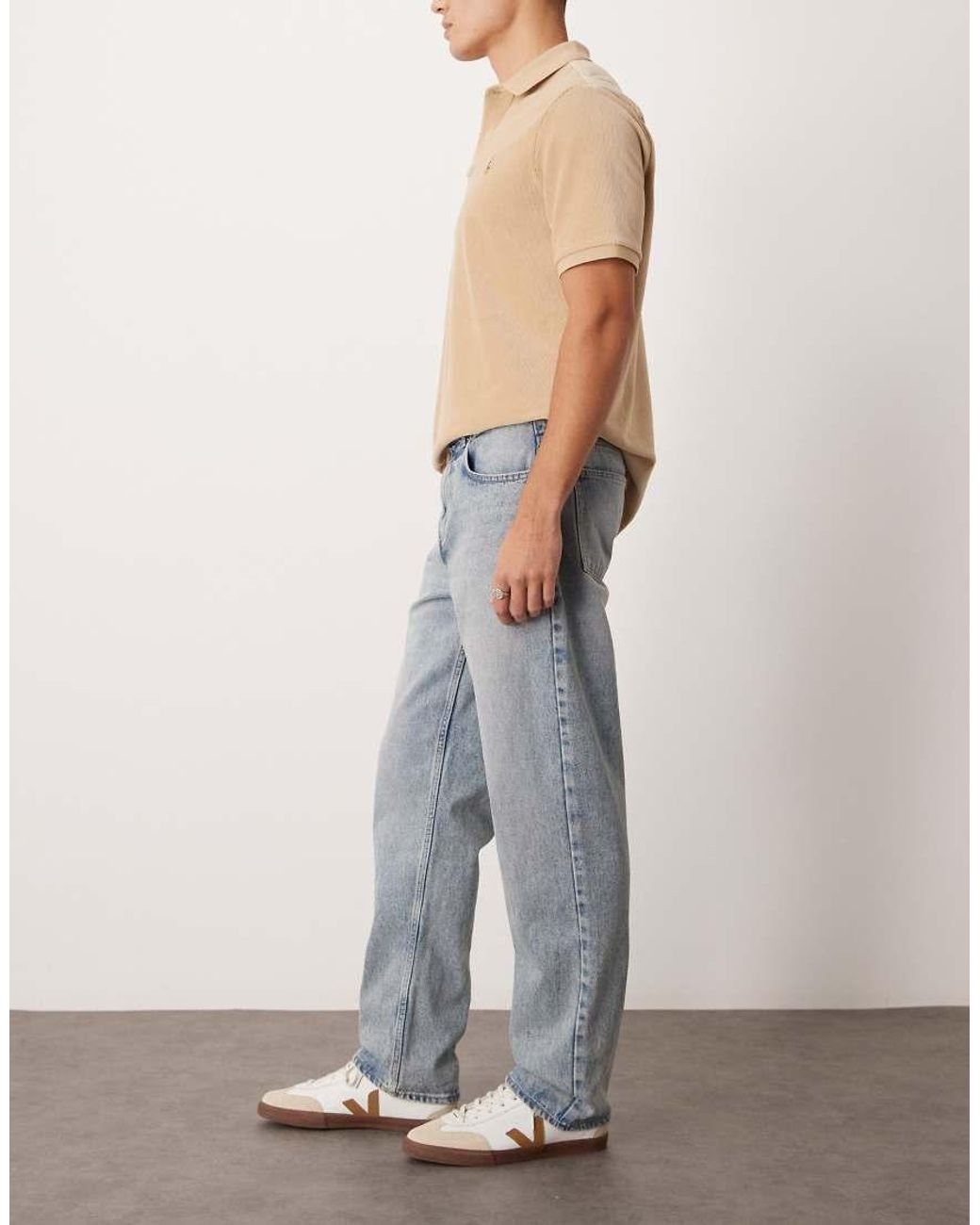 New Look Natural Relaxed Jeans for men
