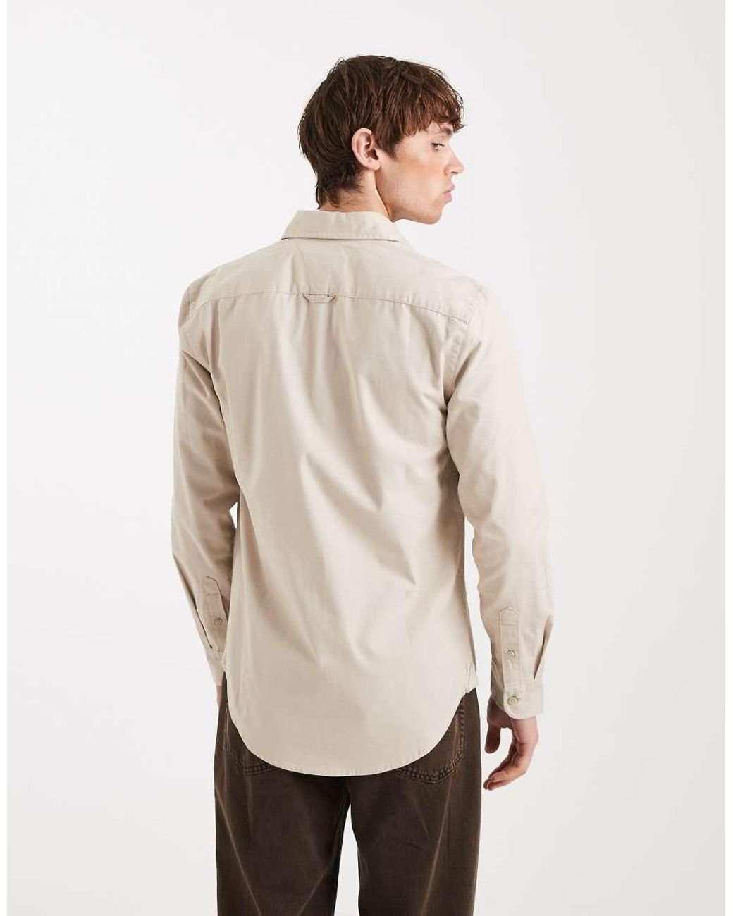 Tommy Hilfiger Natural Relaxed Washed Shirt for men