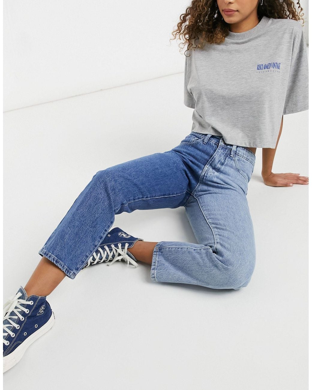 Stradivarius Cotton Straight Leg 