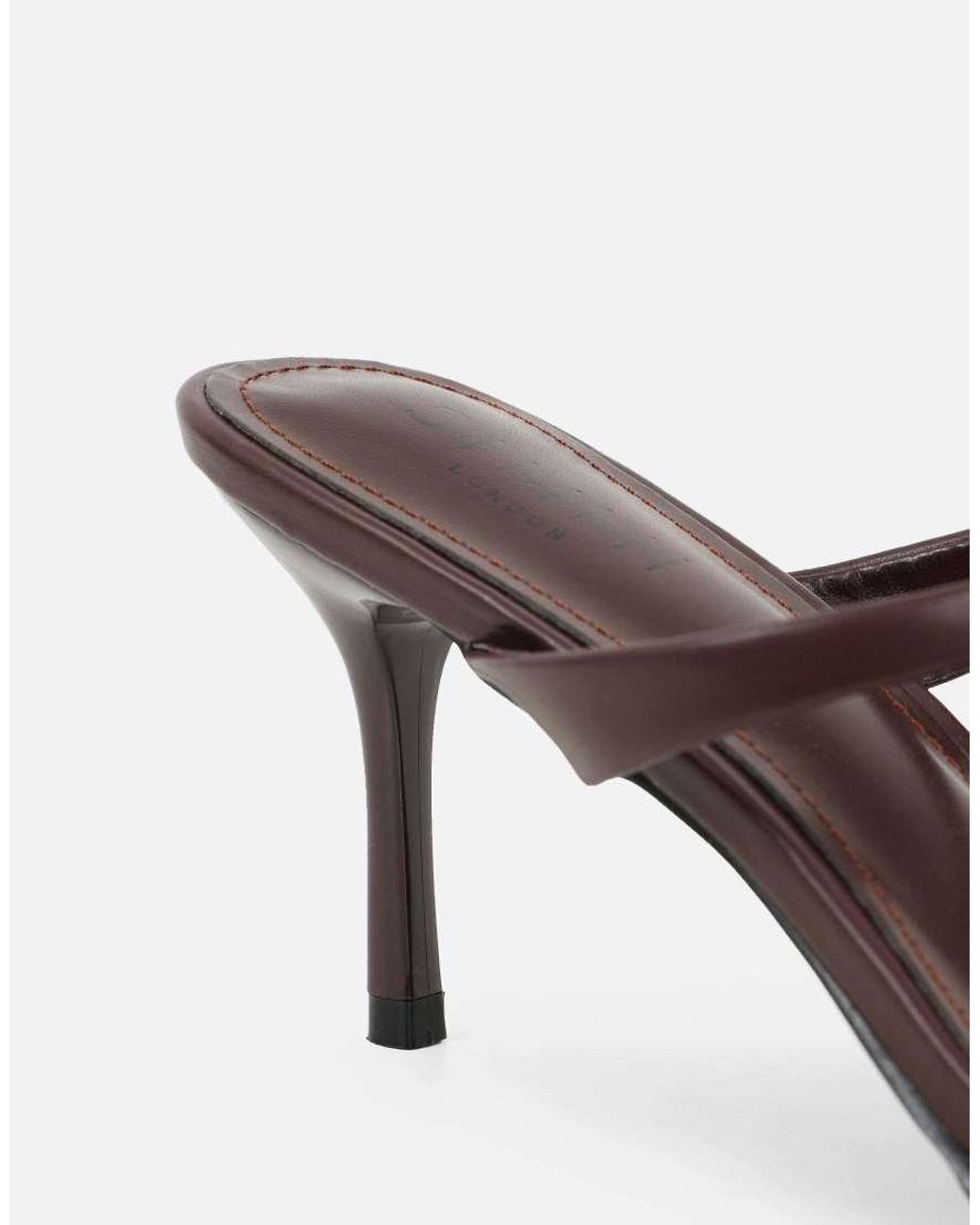 SIMMI Brown Pearl Mules