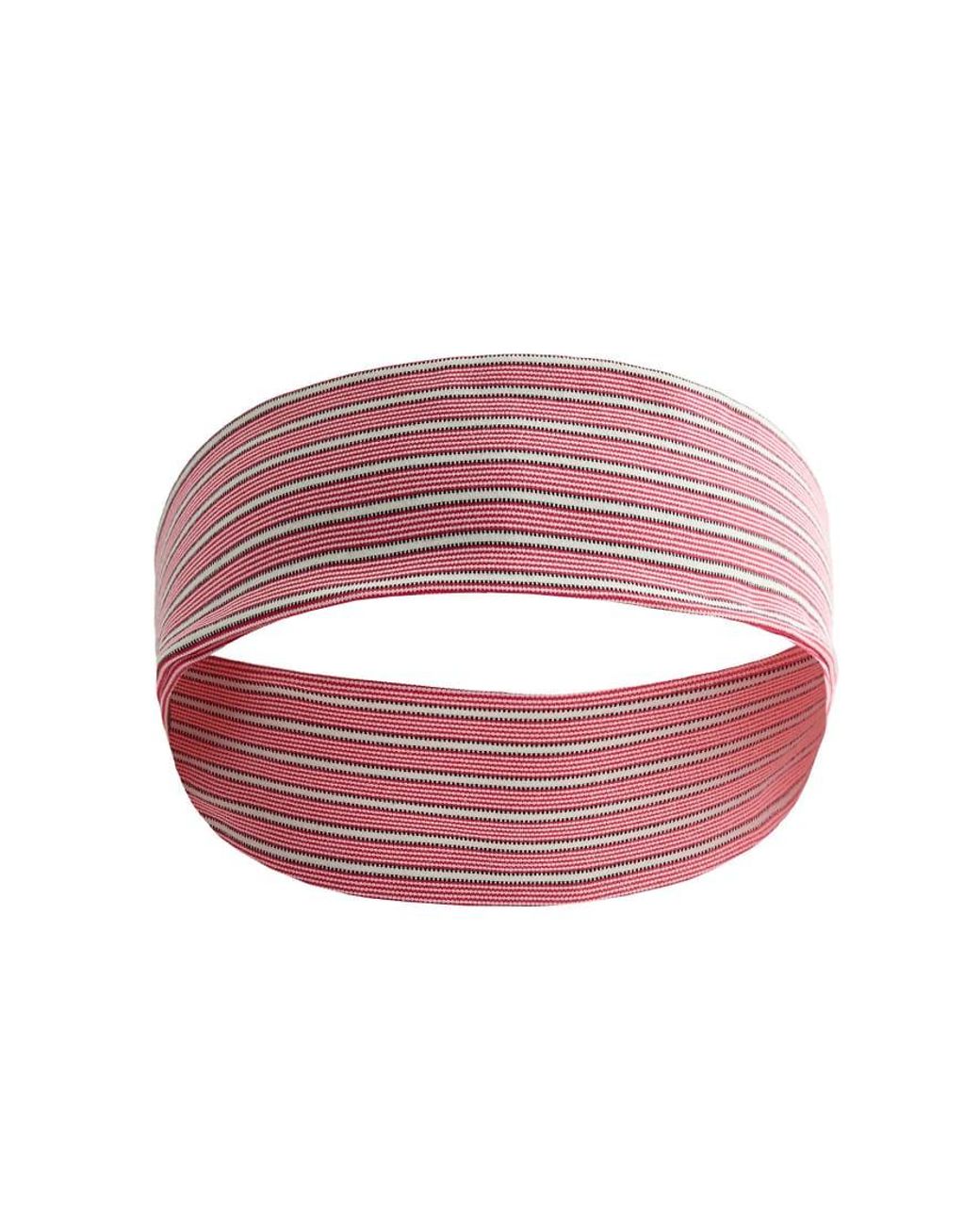 Oysho White 6 Cm Striped Sports Headband