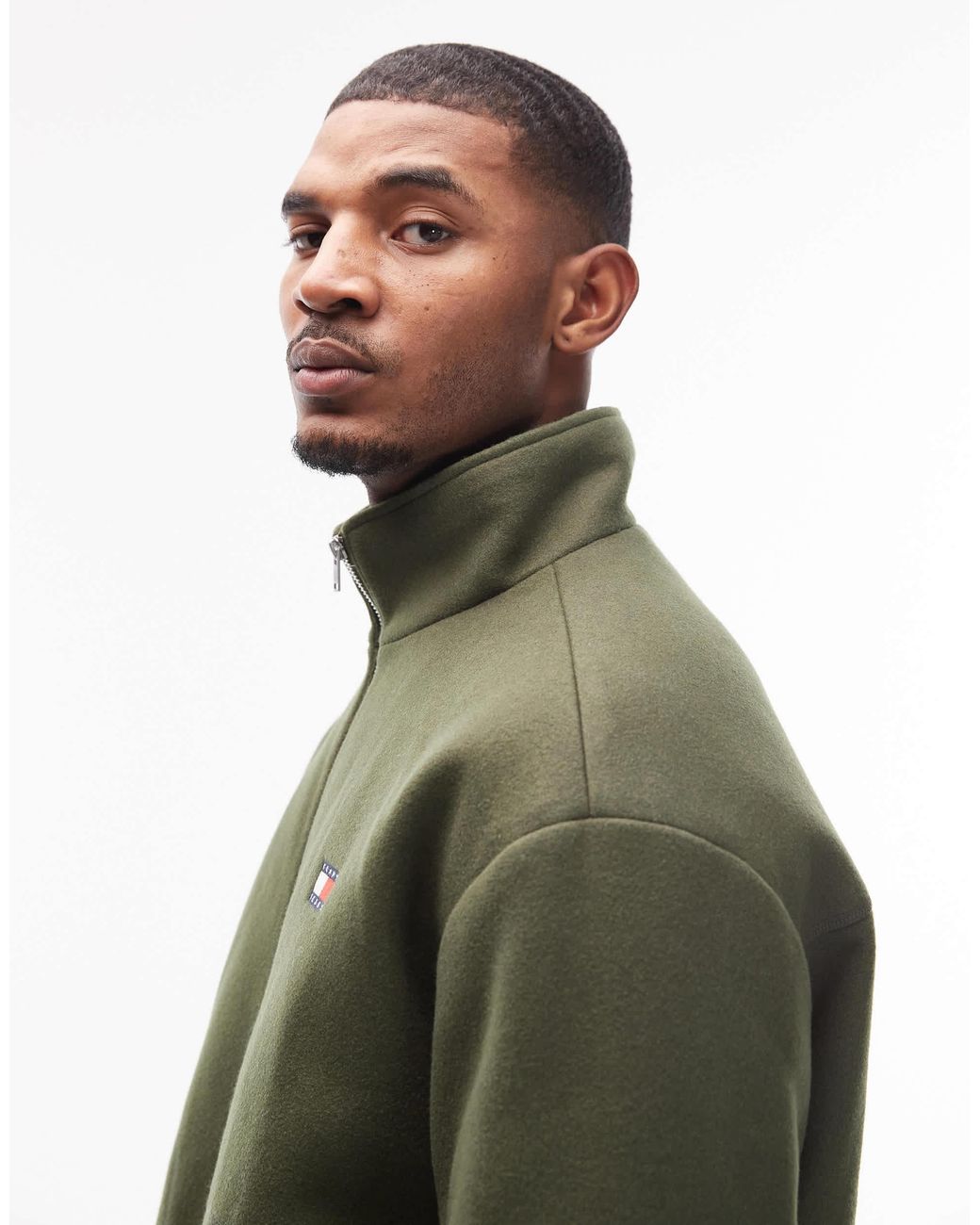Tommy Hilfiger Green Essential Wool Padded Jacket for men
