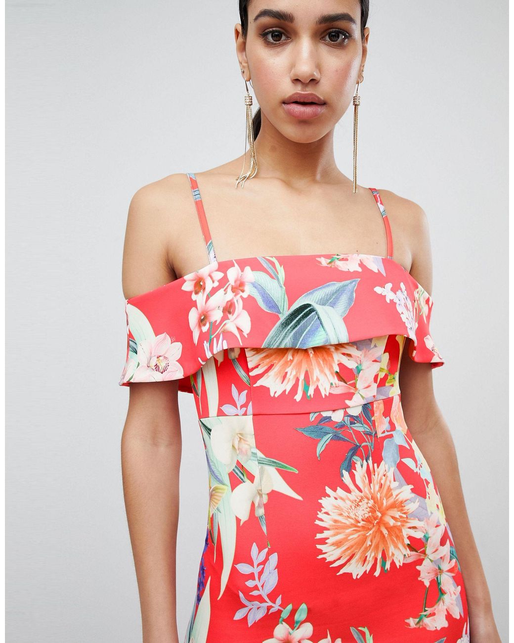 lipsy bardot bodycon dress