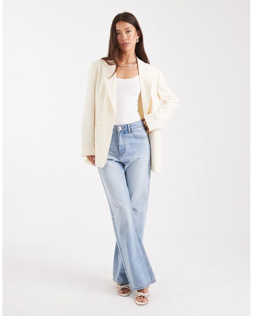 ASOS White Tailored Relaxed Blazer