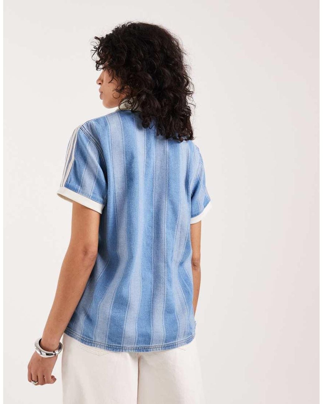 Adidas Originals Blue Denim Jersey