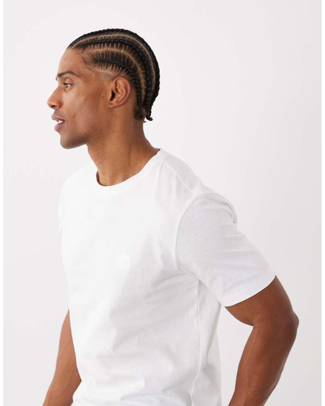 Boss White Tales Box Logo T-shirt for men