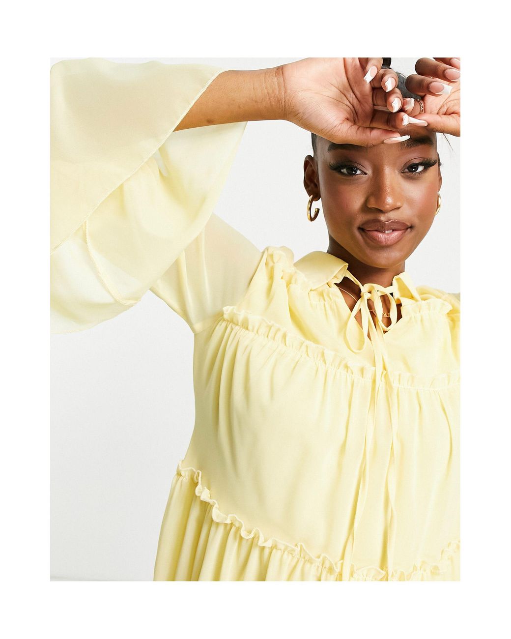 floaty yellow dress