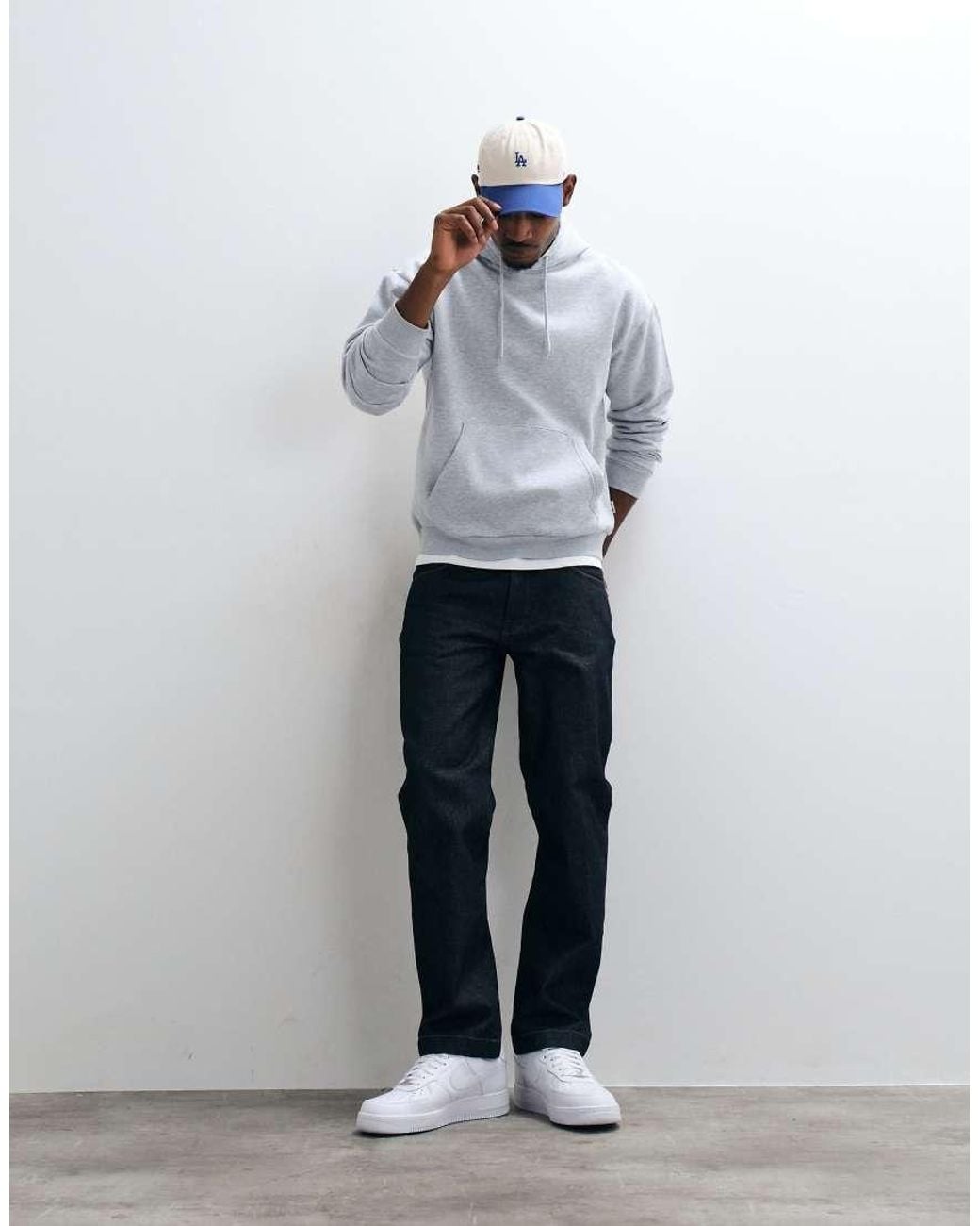 JJ Rebel Gray Front Pocket Hoodie for men