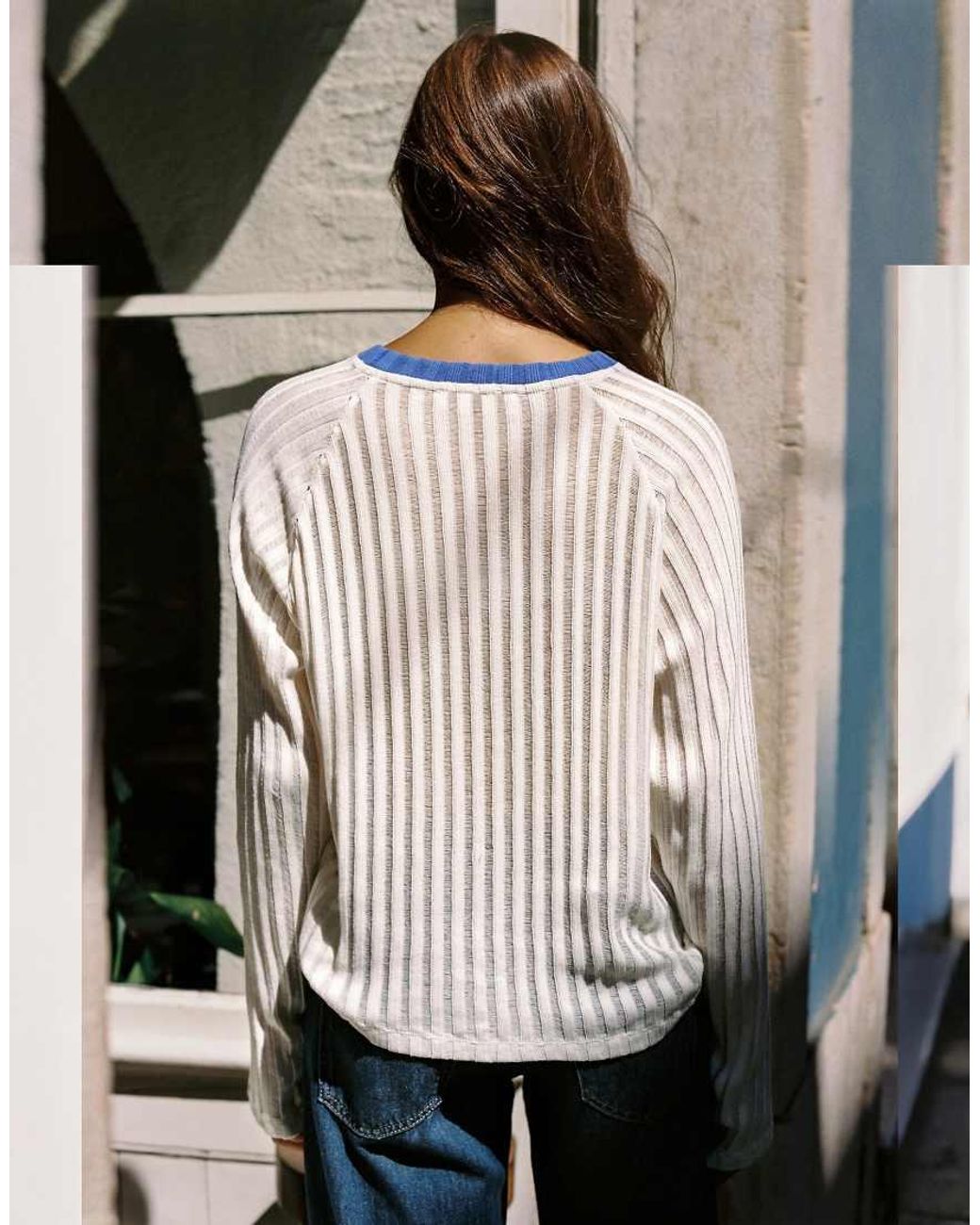 Pull&Bear Black Graphic Knit T-shirt