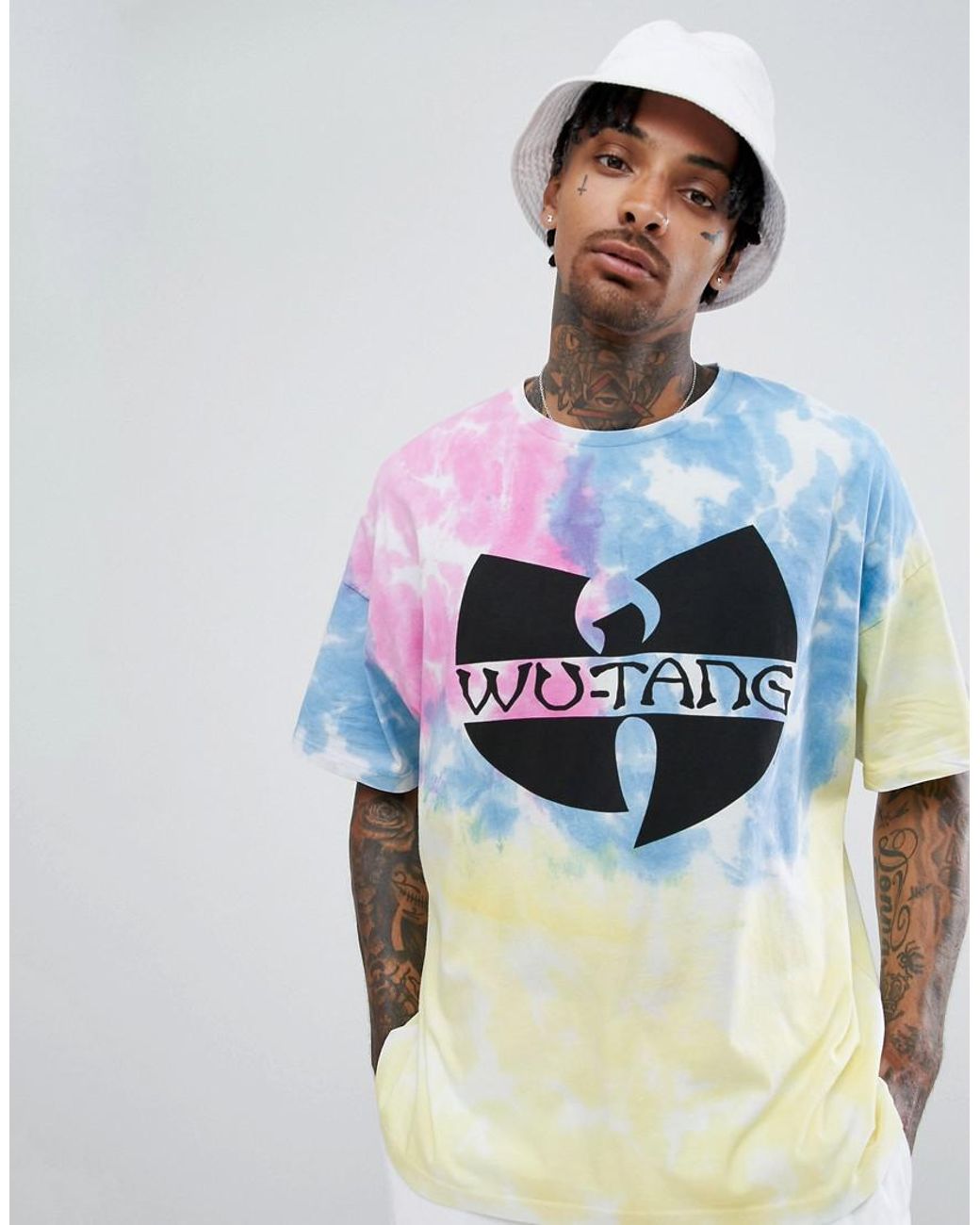 ASOS Wu Tang Clan Hip Hop Oversized T-shirt With Tie Dye for Men | Lyst