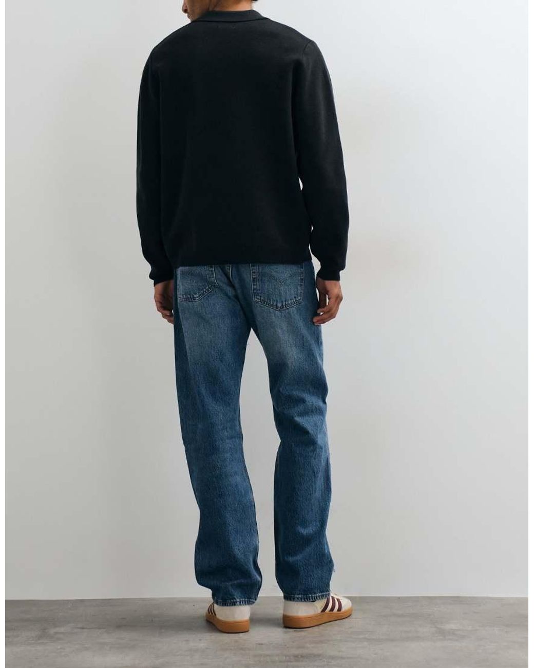 Levi's Blue 501 Relaxed Jeans for men