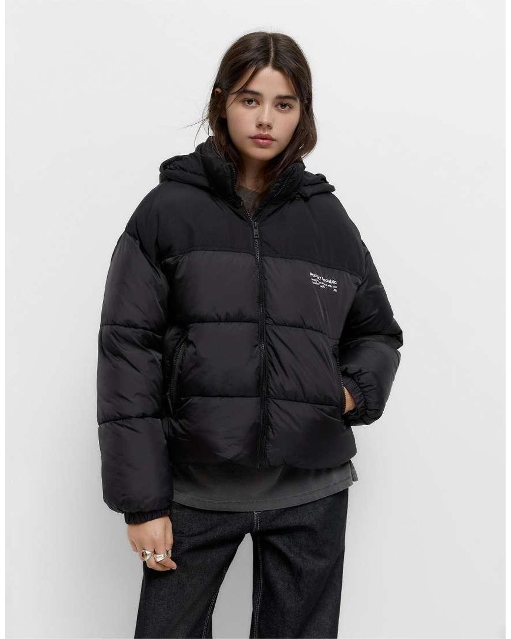 Wunderschne Pull And Bear Puffer Jacket Bild