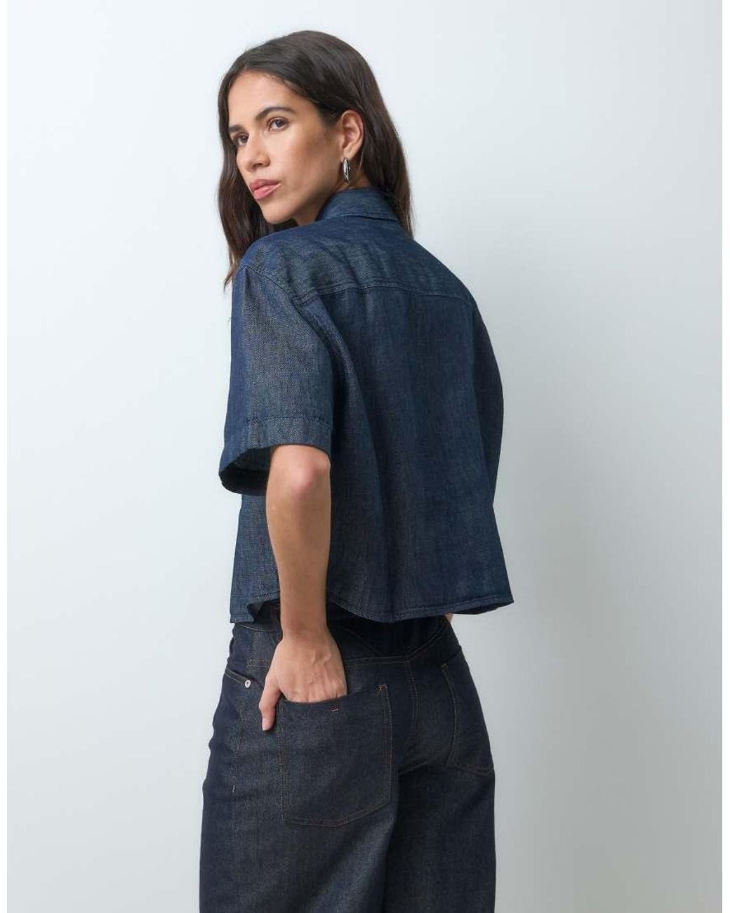 HUGO Blue Erynn Relaxed Fit Oversized Shirt