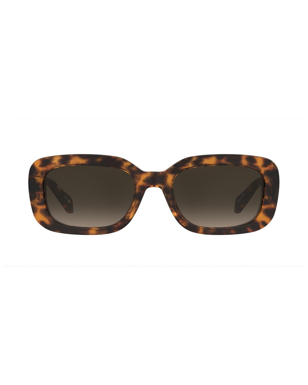 Moschino Brown Moschino – eckige sonnenbrille