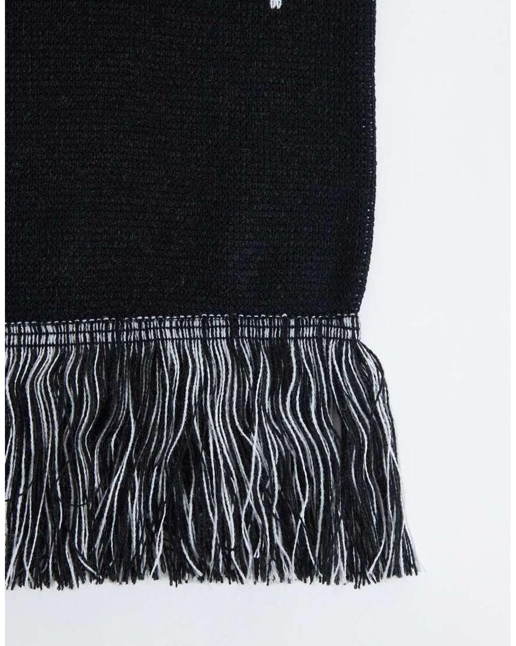 No Problemo Black 'no Yang' Logo Scarf