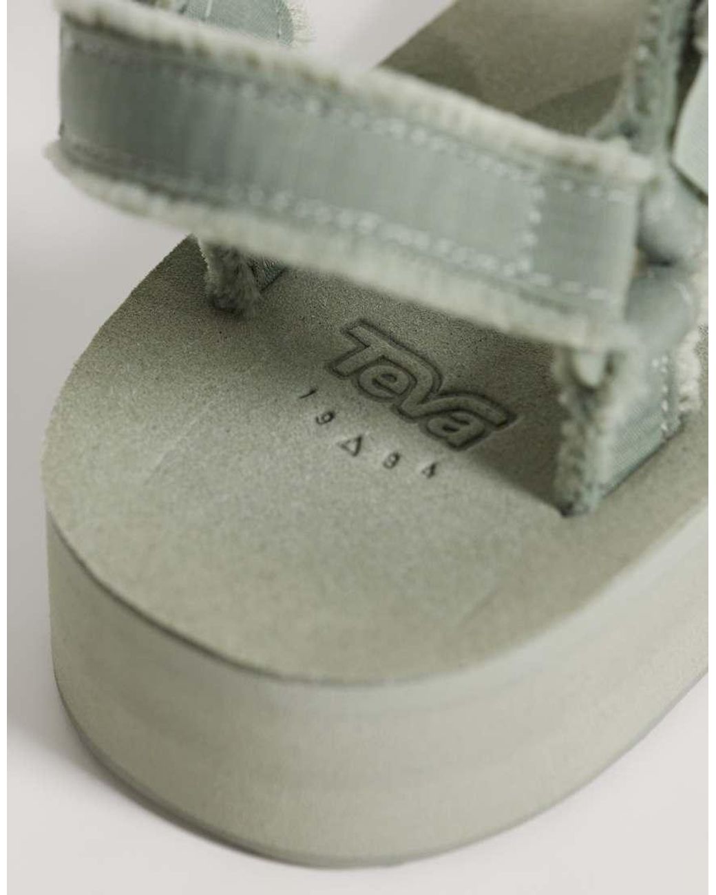 Teva Gray Midform Universal Canvas Sandals