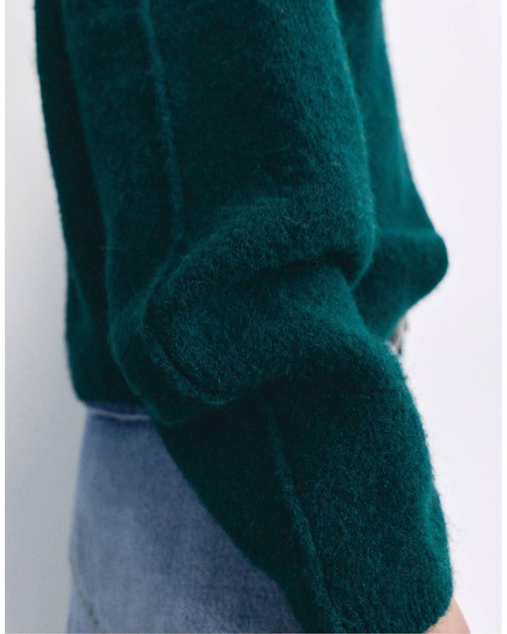 Pull&Bear Green Weiche strickjacke