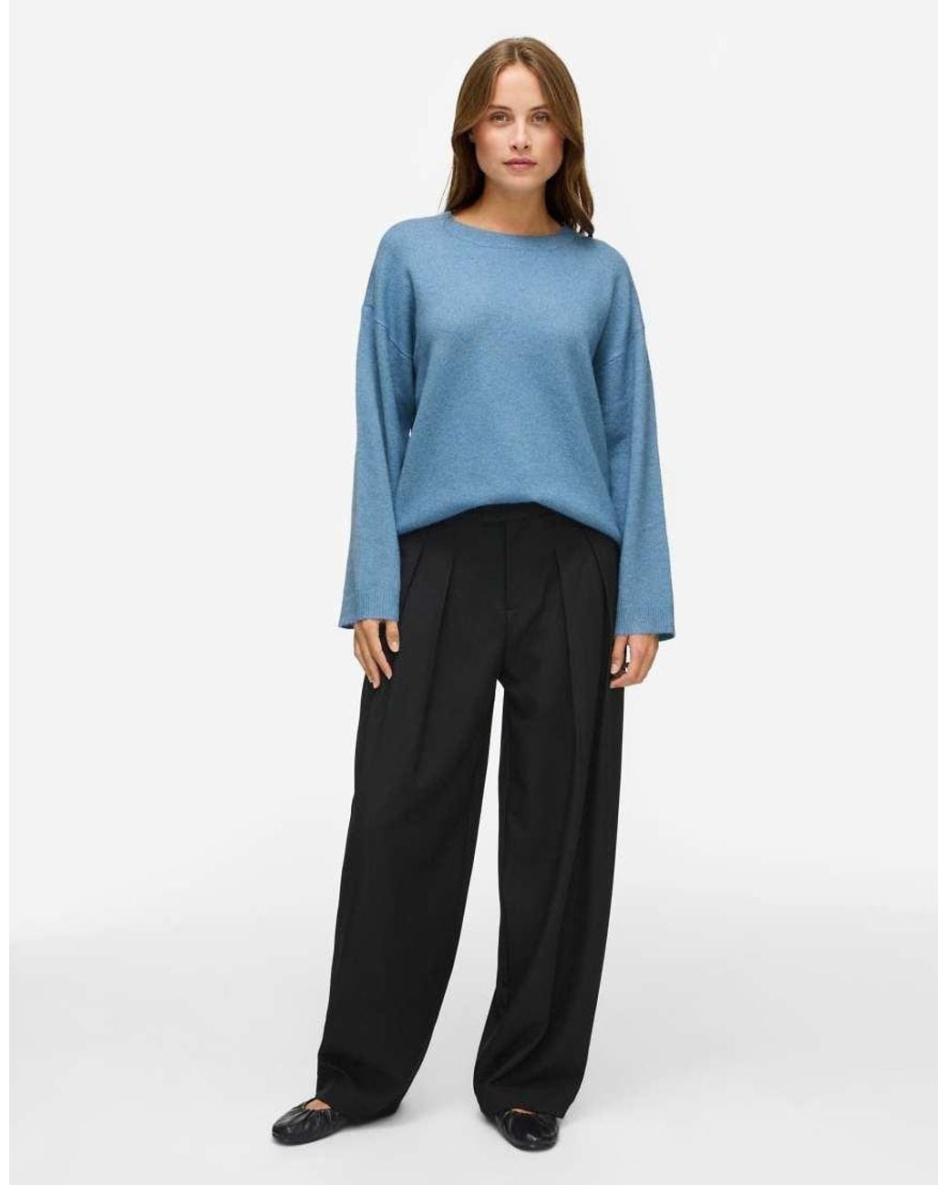 Vila Blue Knitted Pullover
