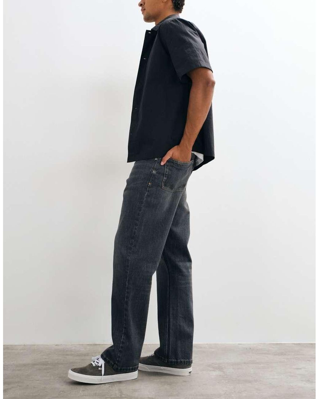 Collusion Blue X008 Relaxed Straight Leg for men