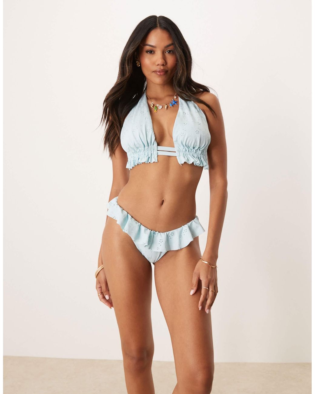 Bobbi - bas ASOS en coloris Blue