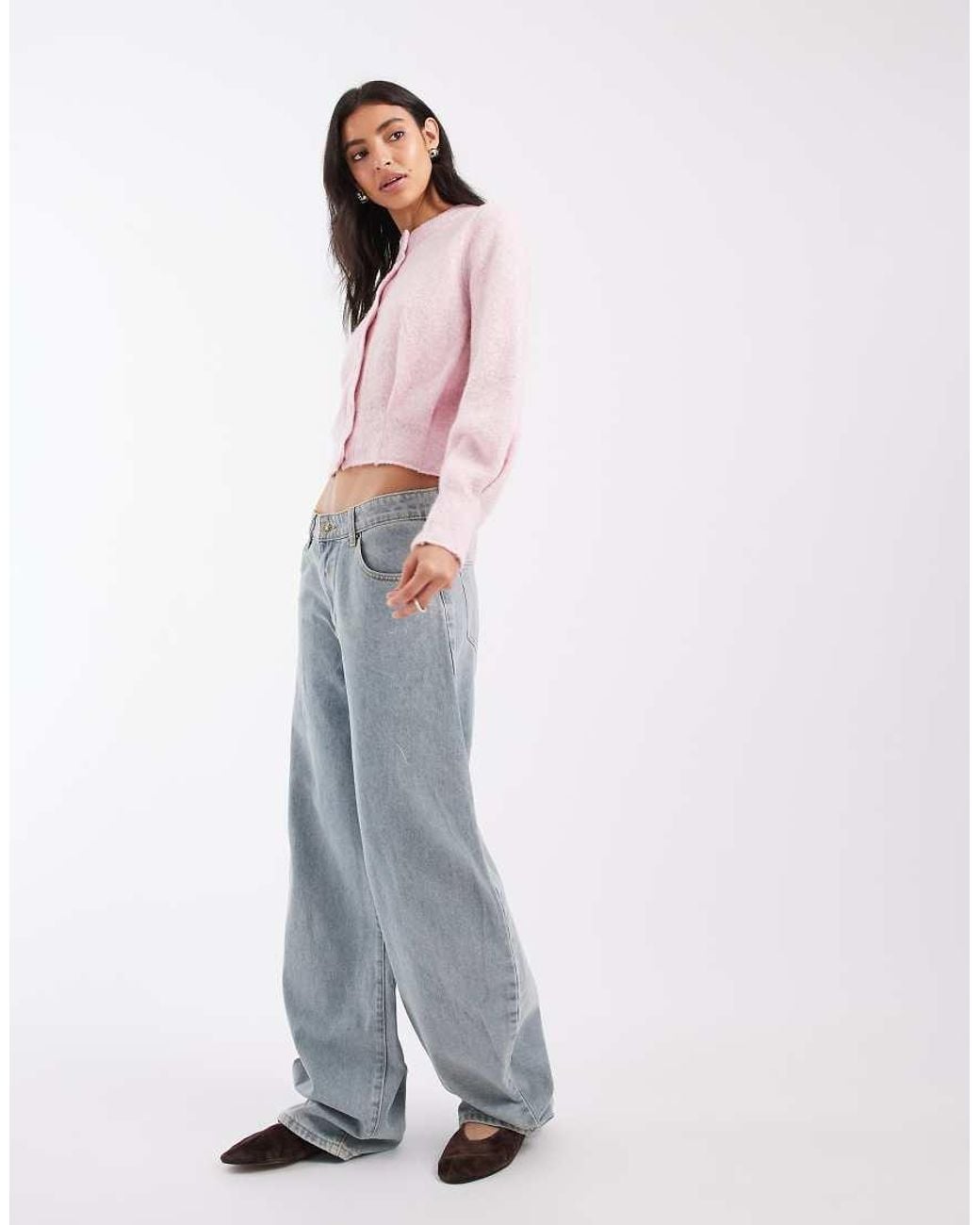 ASOS Pink Knitted Cardigan