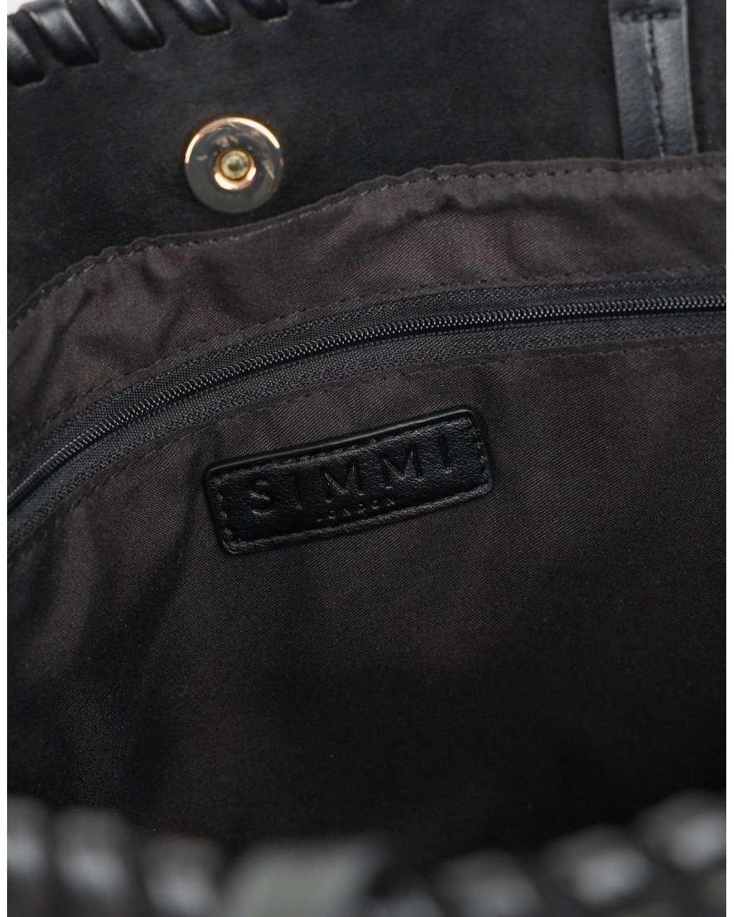 SIMMI Black Elare Handbag