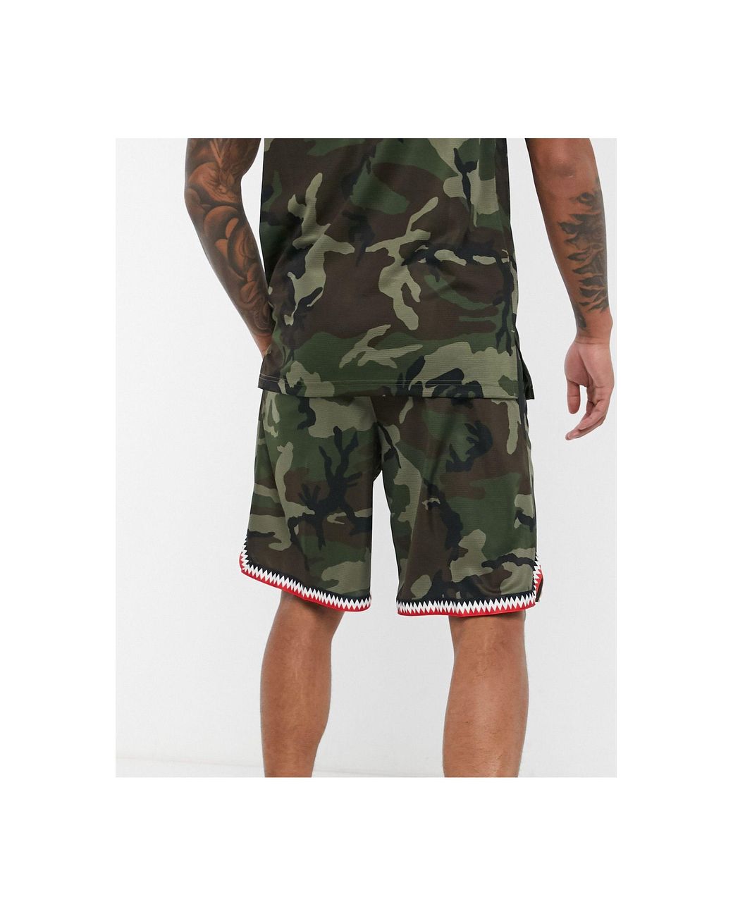 Nike Basketball Dna Camo Shorts in Green for Men | Lyst