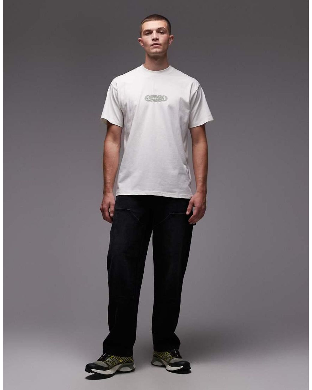 Carhartt Gray 3one3 Relaxed T-shirt for men