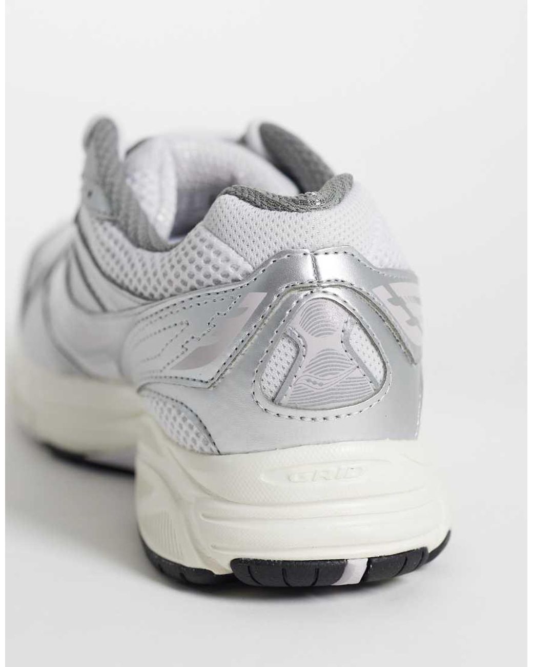 Saucony White Grid Legacy Trainers