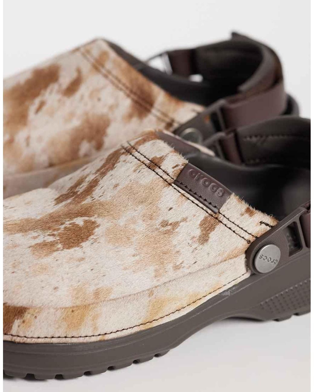 CROCSTM Multicolor Crafted Pony Hair Clogs