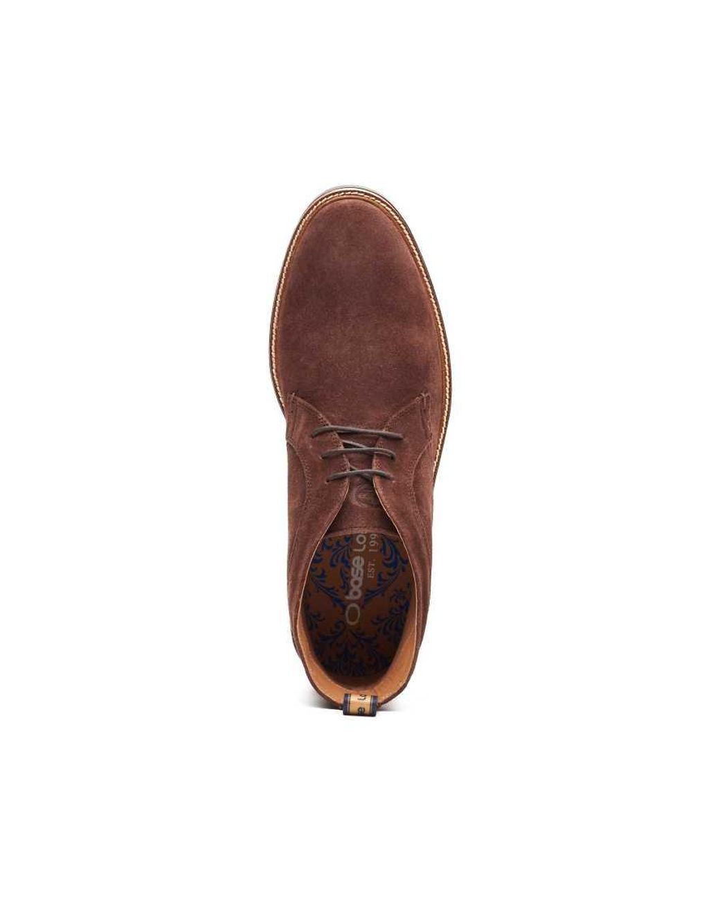 Base London Brown Lincoln Chukka Boot for men