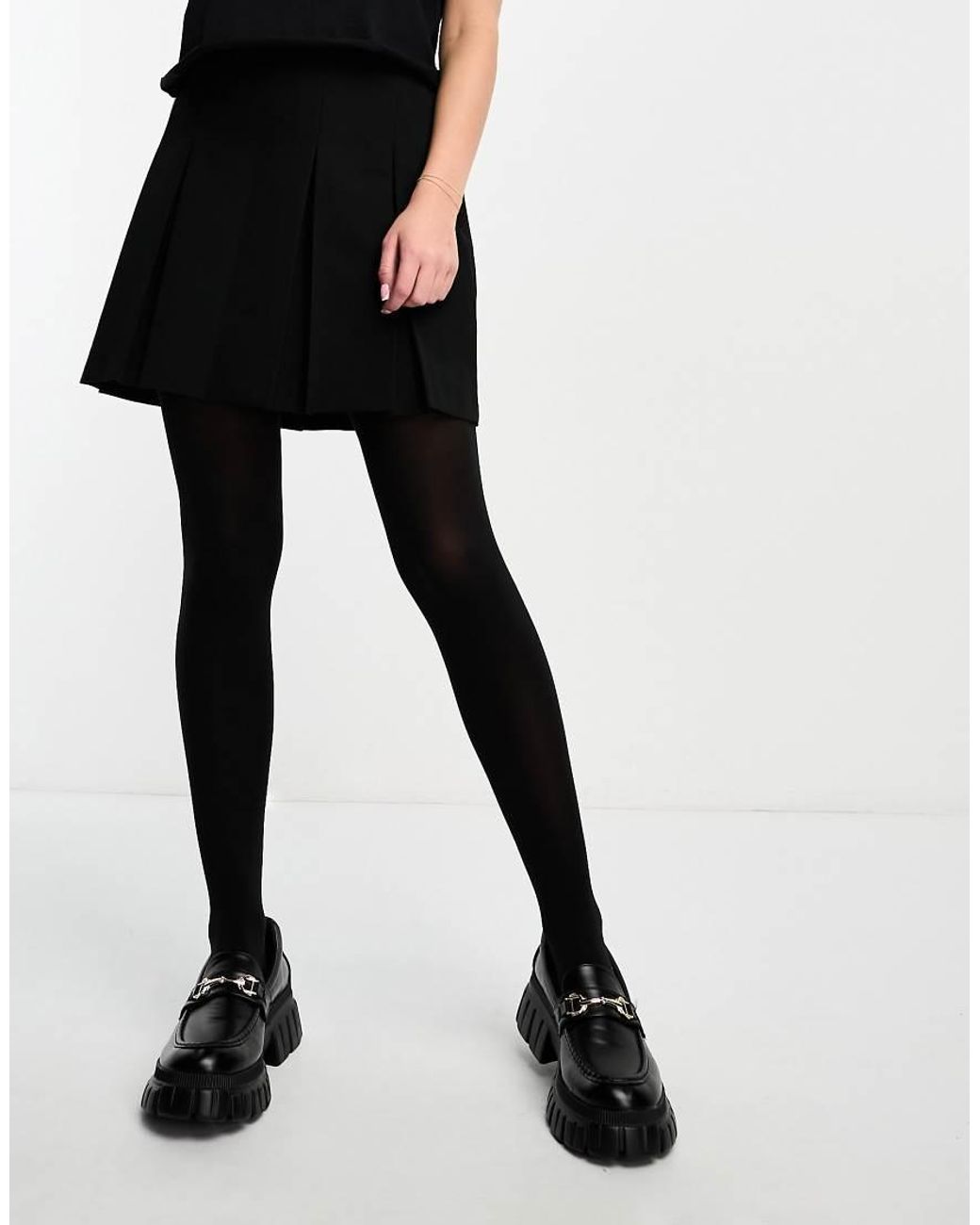 Pieces Black 2 Pack 40 Denier Tights
