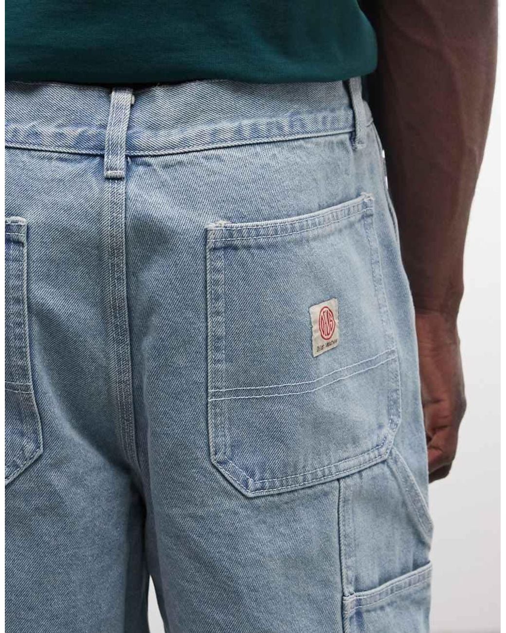 Deus Ex Machina Blue Big Fella Denim Shorts for men