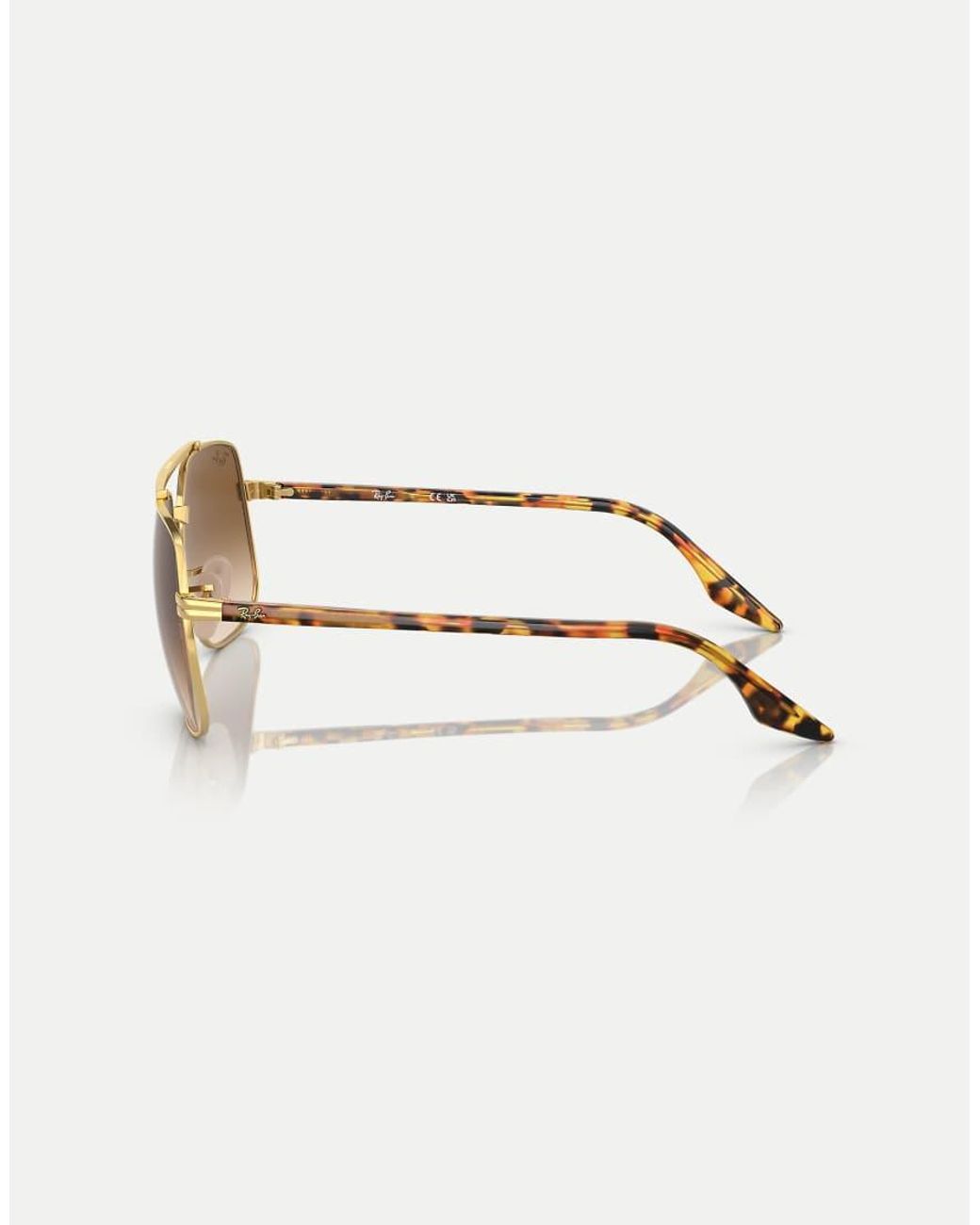 Ray-Ban White Rb3699 Square Sunglasses With Lens