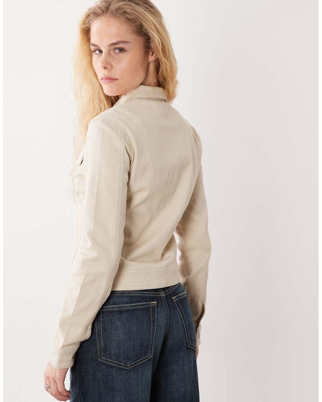 Threadbare Natural Denim Jacket