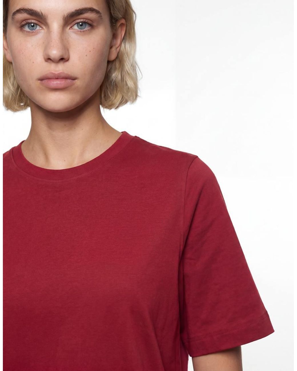 Weekday Red Boxy Fit T-Shirt