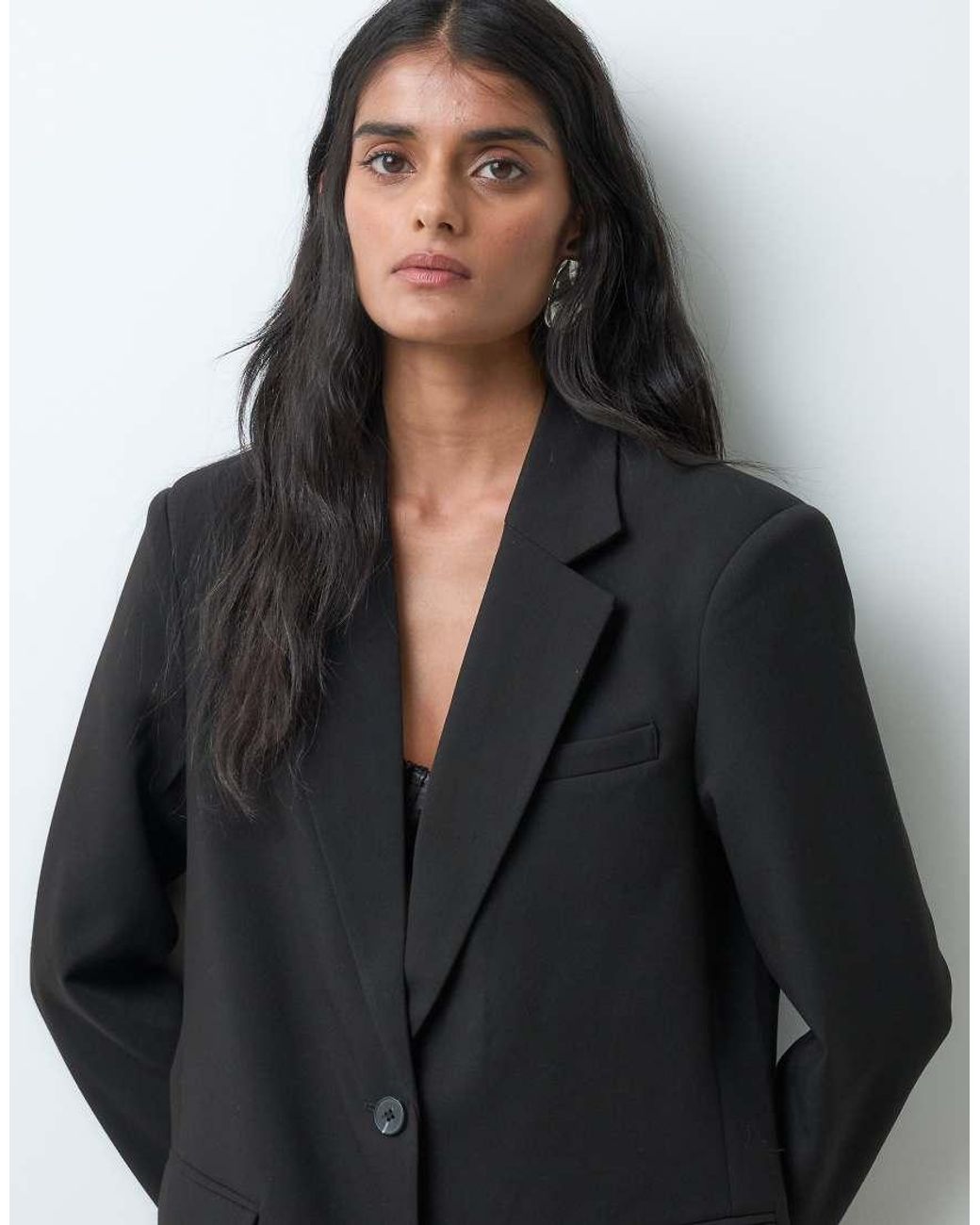 Jdy Black Tailored Blazer Set