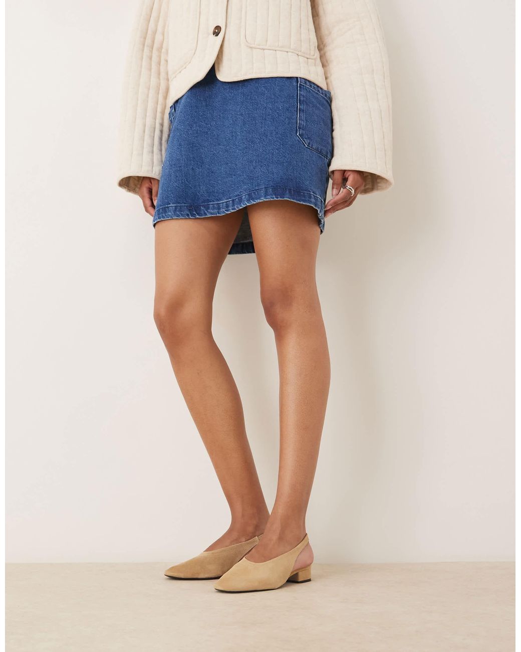 Mango Natural – mules aus wildleder