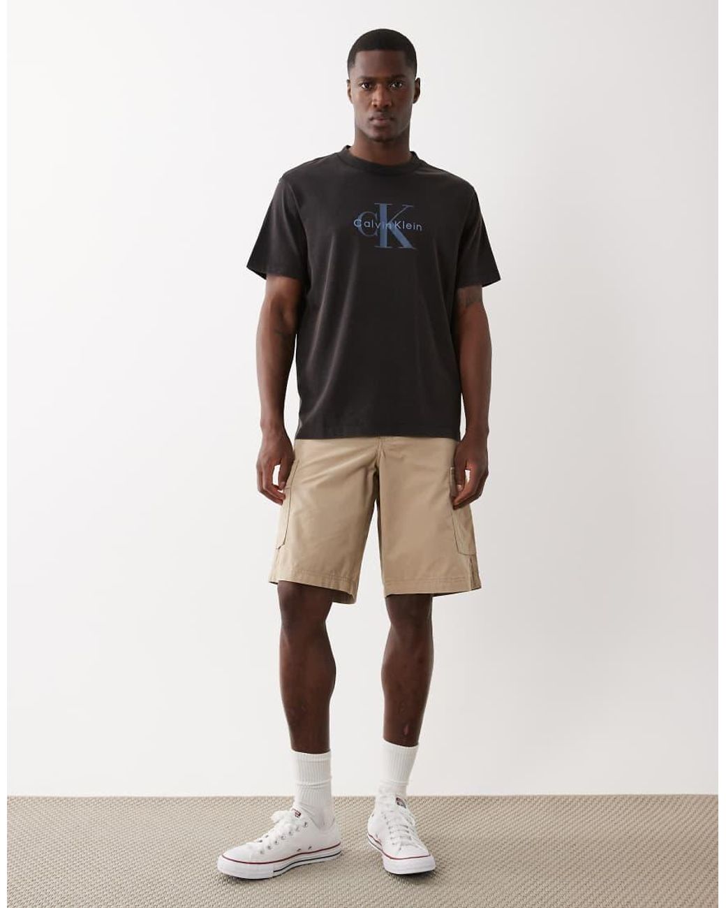 Calvin Klein Black Monologo Graphic T-shirt