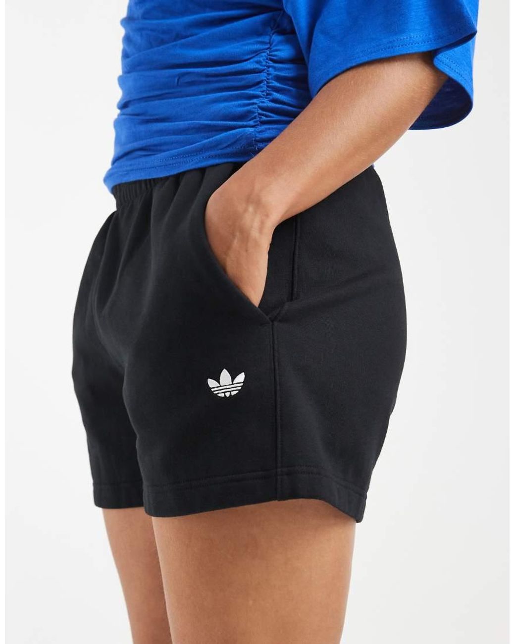 Adidas Originals Black Essentials Fleece Shorts