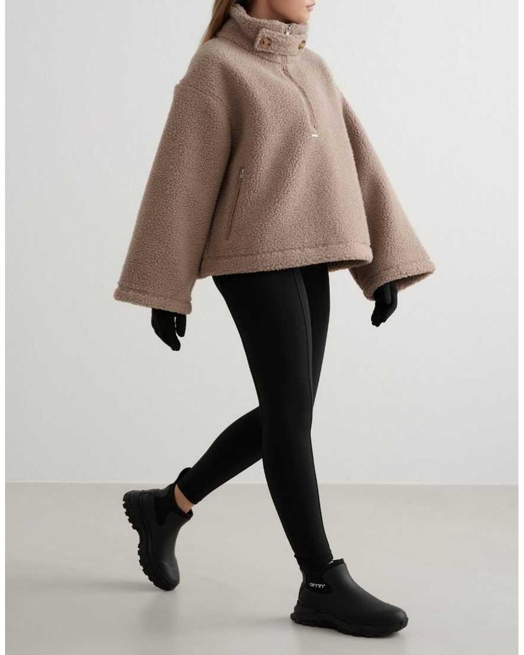 Aim'n Brown Dark Clay Pile Anorak