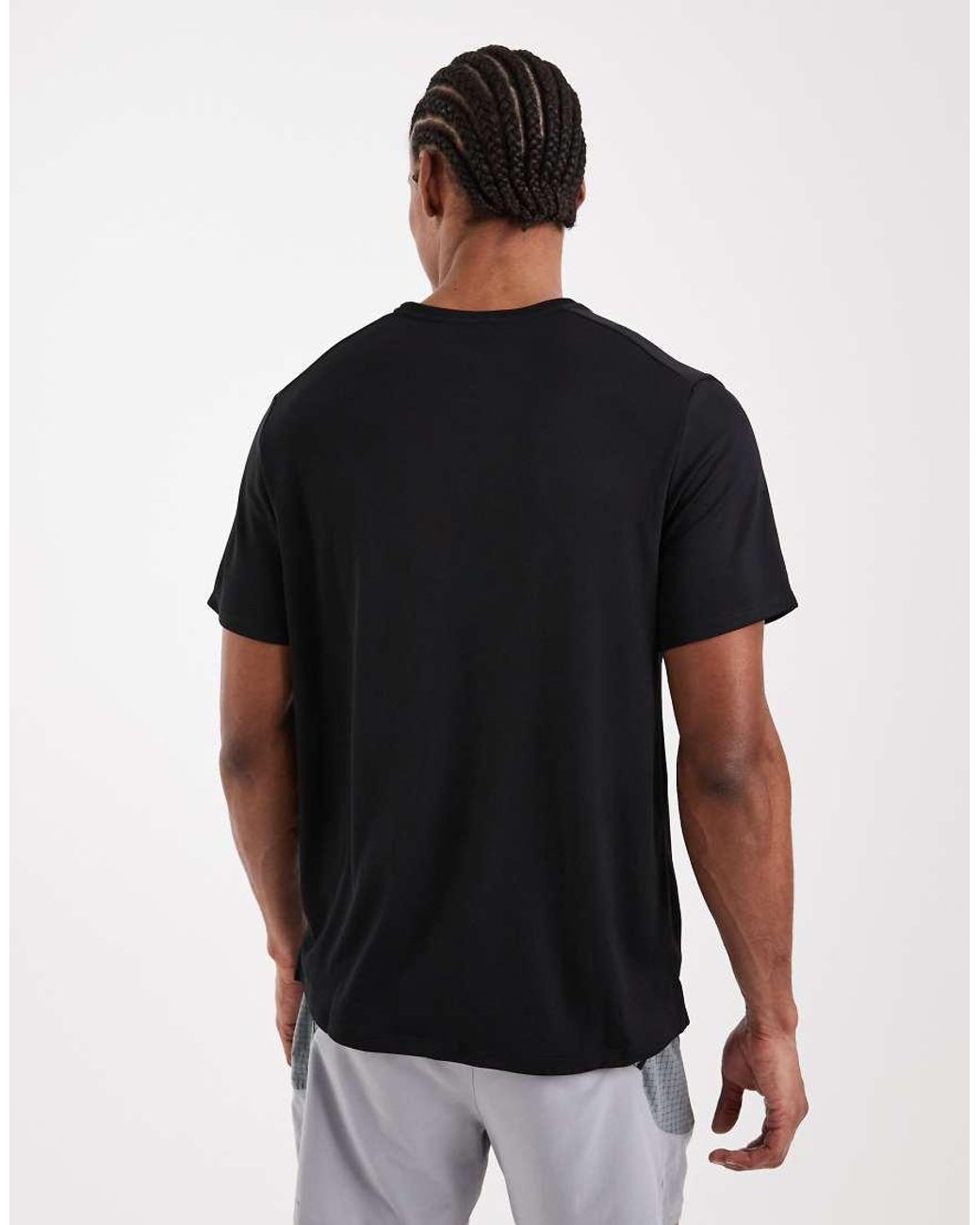 Nike Blue Miler Dri-fit T-shirt for men
