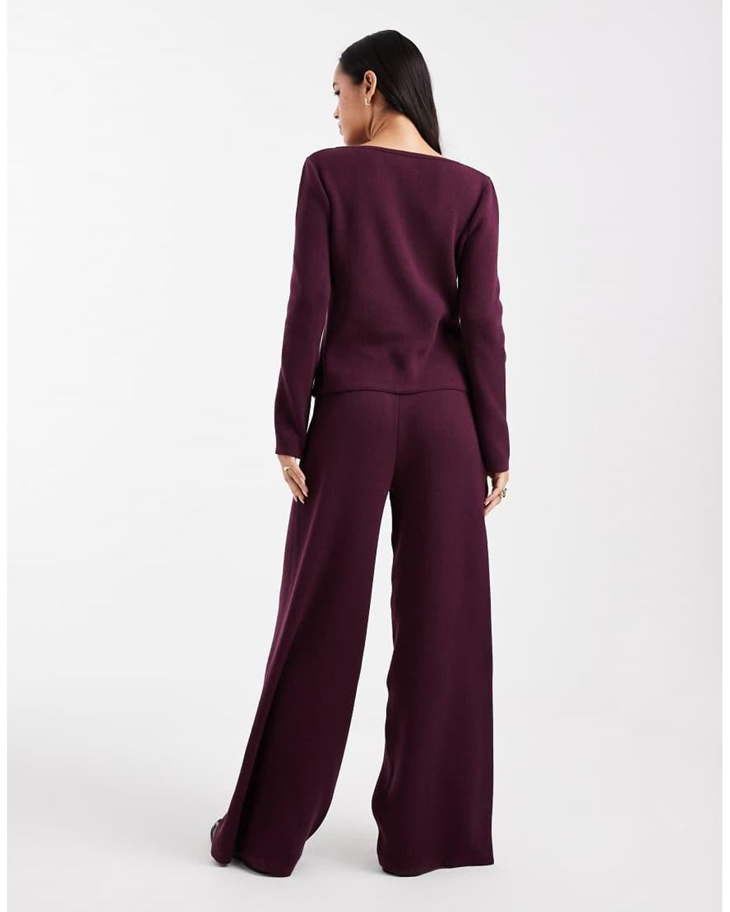ASOS Red Knitted Trouser Co-ord