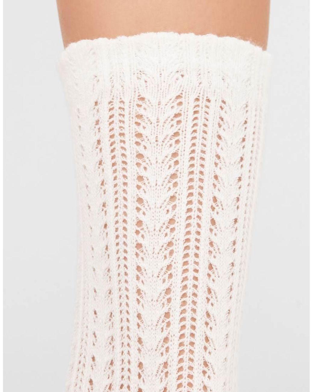 Calzedonia White Openwork Socks