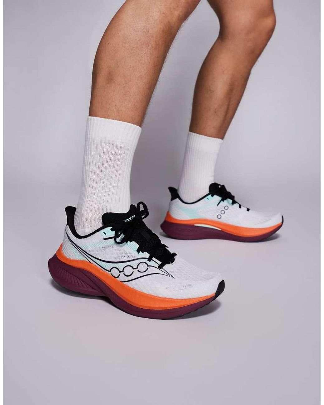 Saucony Gray Endorphin Speed 5 Running Trainers for men