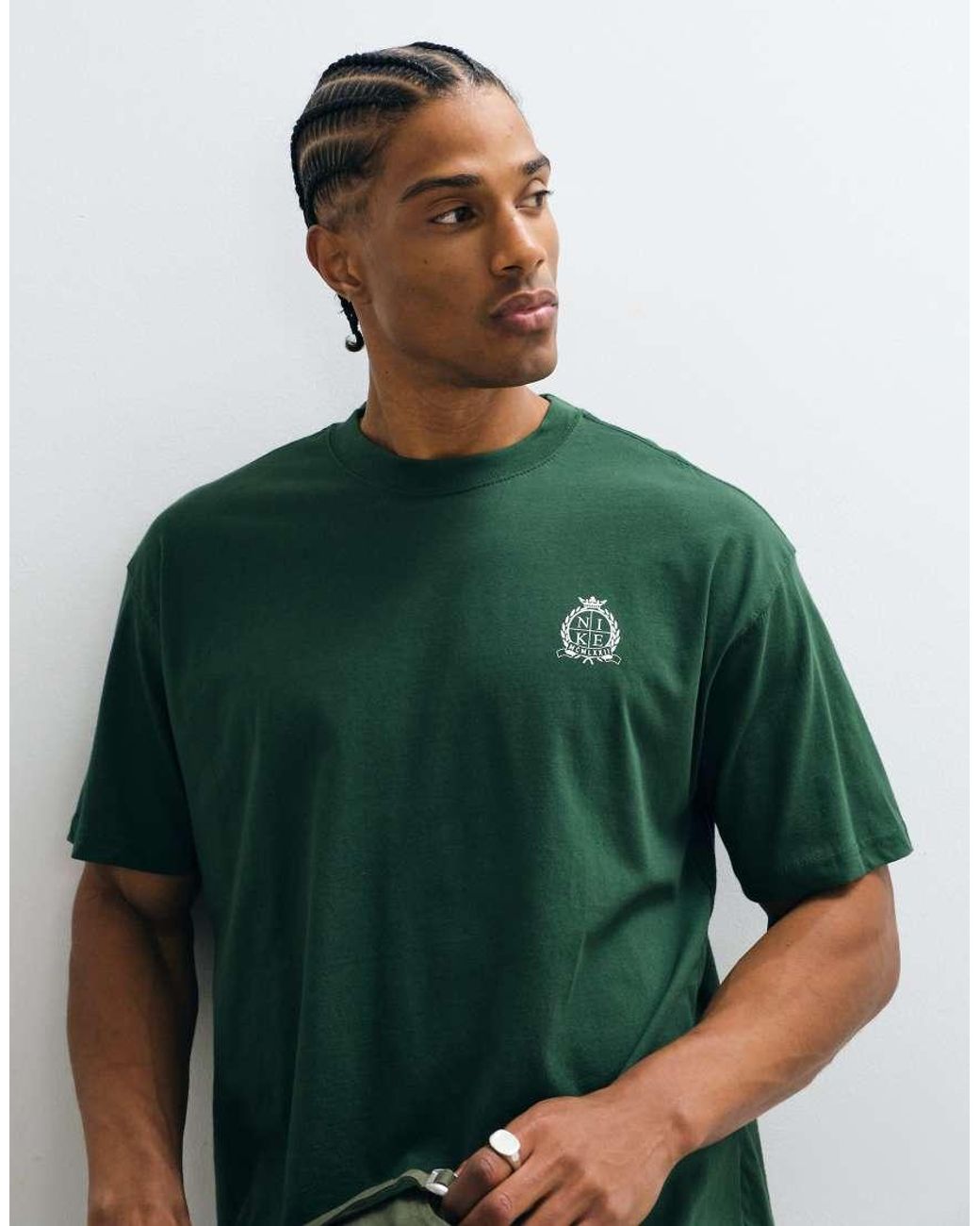 Nike Green Club Ncc Backprint Logo T-Shirt for men