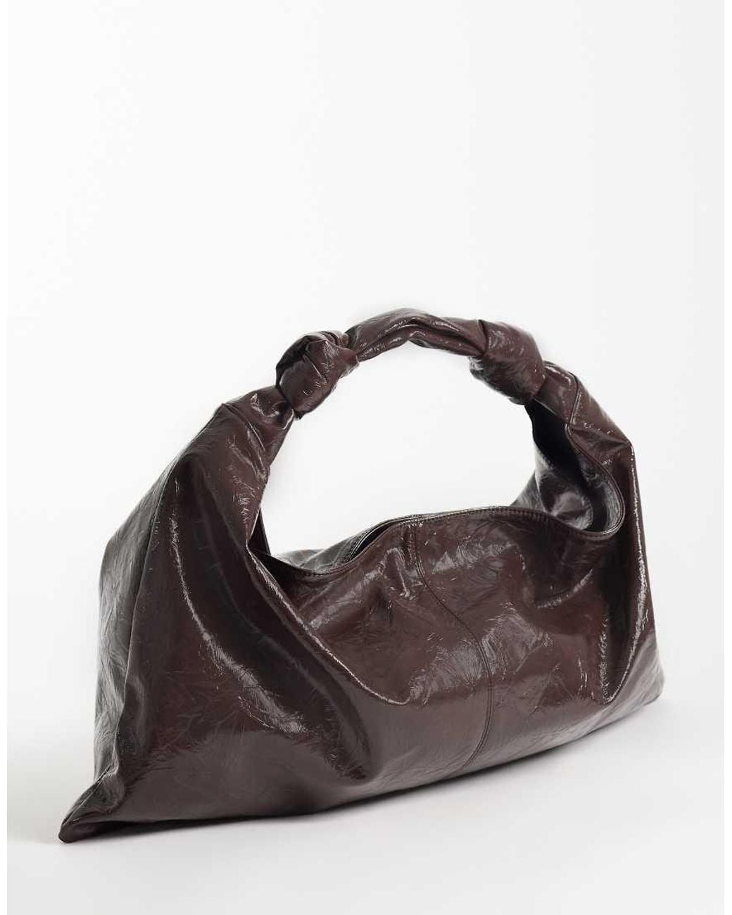 ASOS Black Textured Slouchy Jumbo Tote Bag