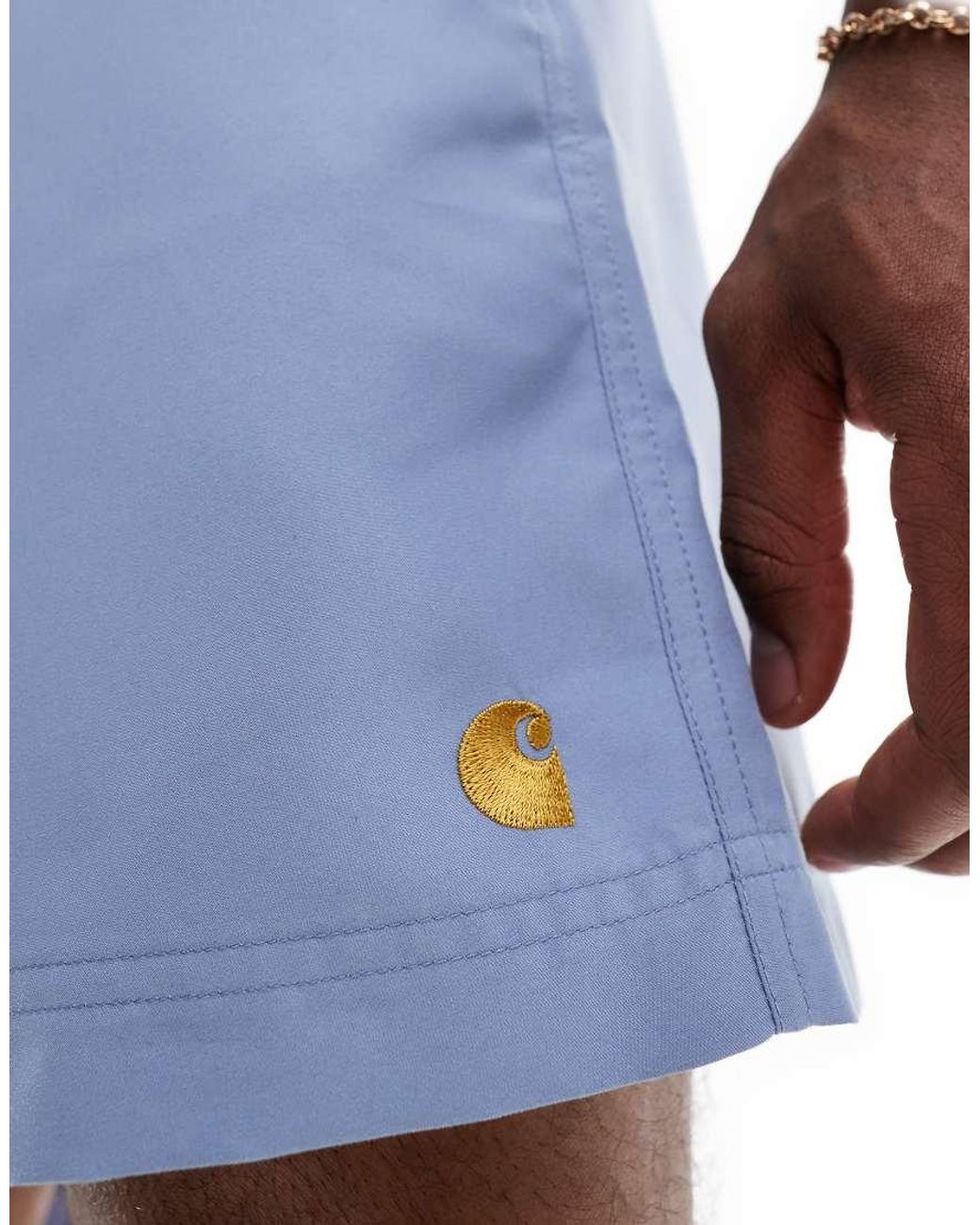 Carhartt Blue Chase Swim Short for men