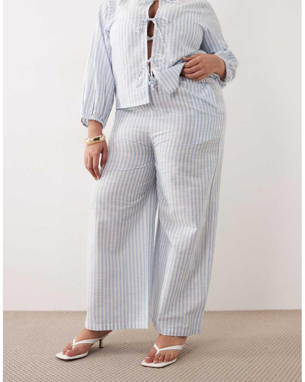 Esmee Curve Gray Esmée Curve Tie Front Beach Pants