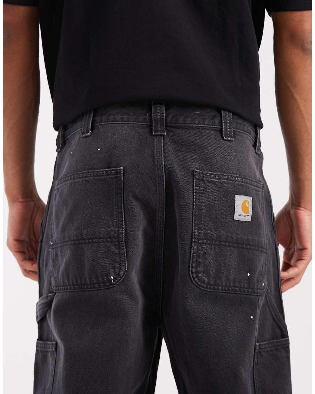 Carhartt Black Og Single Knee Loose Fit Jeans for men